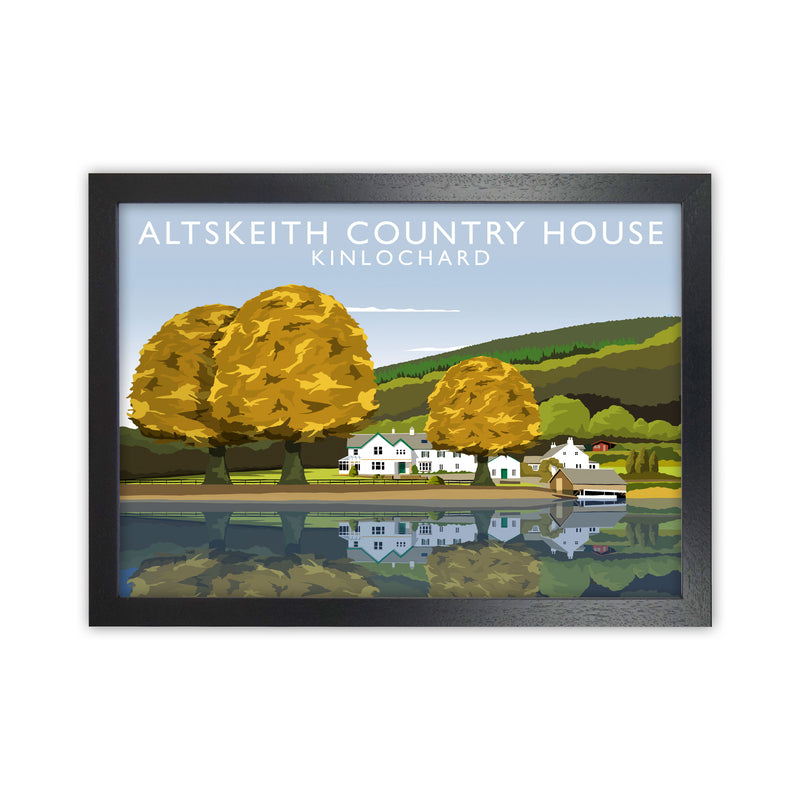 Altskeith Country House (Landscape) by Richard O'Neill Black Grain