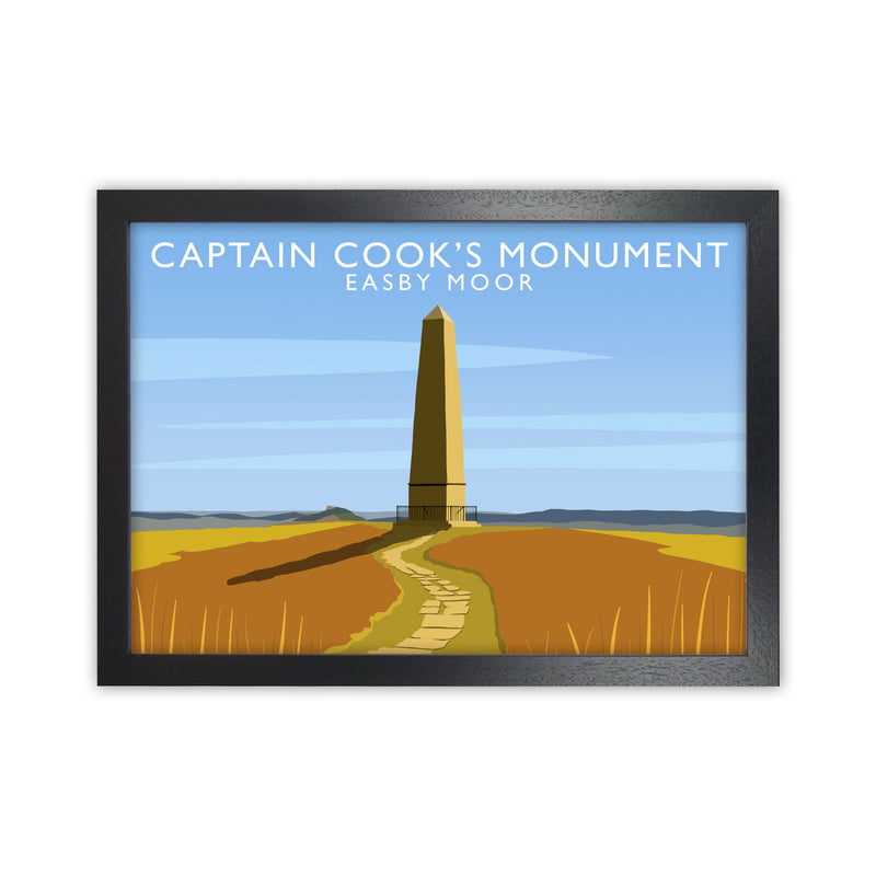 Captain Cooks Monument (Landscape) by Richard O'Neill Black Grain