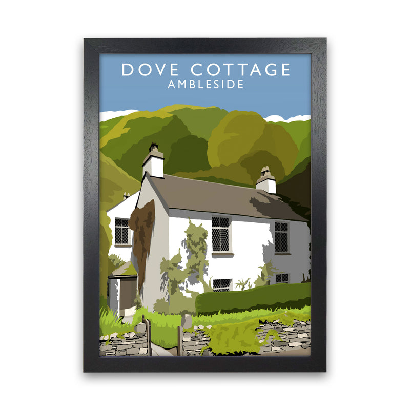 Dove Cottage (Portrait) by Richard O'Neill Black Grain