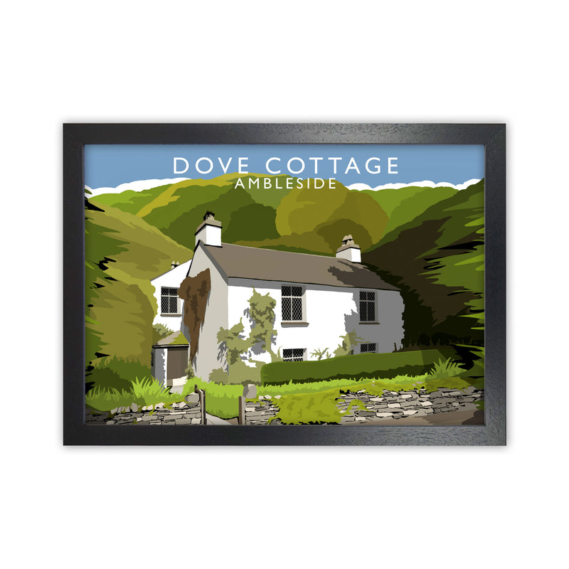 Dove Cottage (Landscape) by Richard O'Neill Black Grain