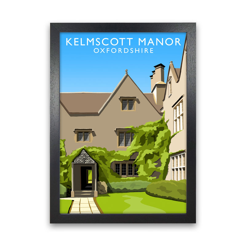 Kelmscott Manor (Portrait) by Richard O'Neill Black Grain