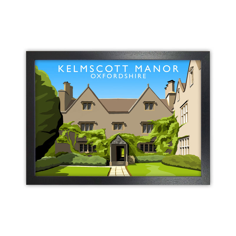 Kelmscott Manor (Landscape) by Richard O'Neill Black Grain