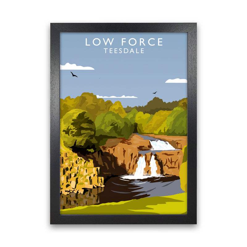 Low Force Teesdale (Portrait) by Richard O'Neill Richard O'Neill Black Grain