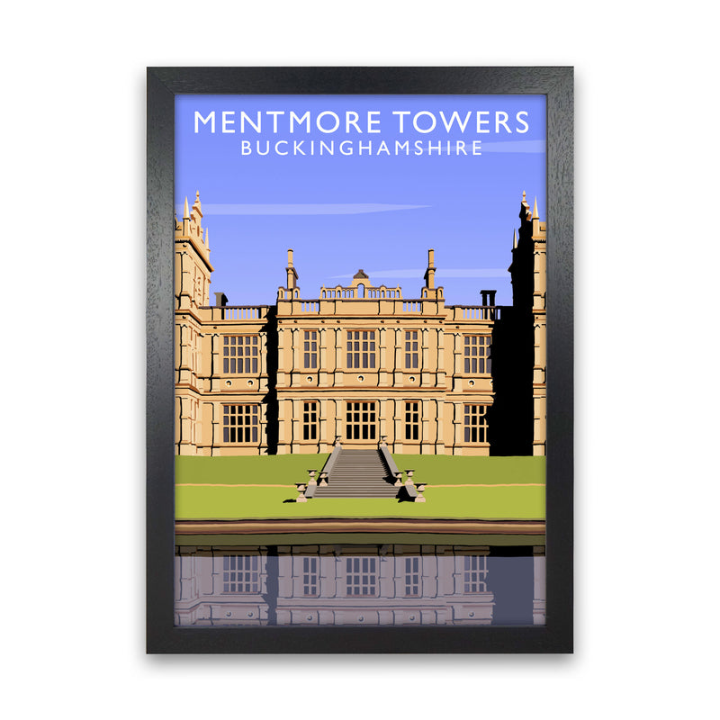Mentmore Towers (Portrait) by Richard O'Neill Black Grain