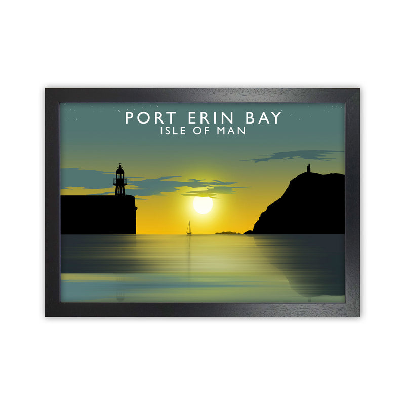 Port Erin Bay (Landscape) by Richard O'Neill Black Grain