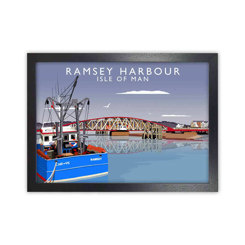 Ramsey Harbour (Landscape) by Richard O'Neill Black Grain
