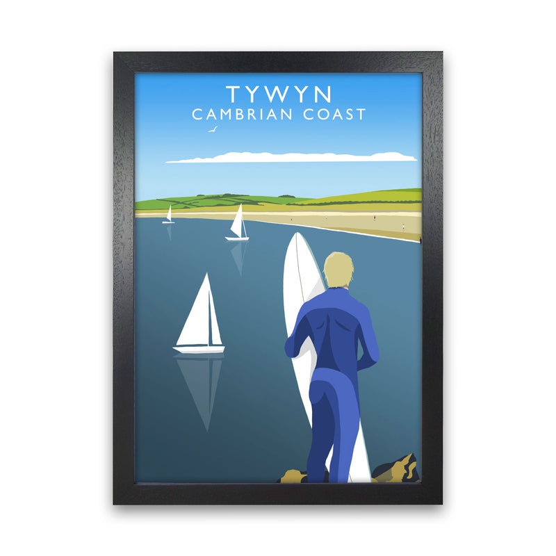 Tywyn (Portrait) by Richard O'Neill Black Grain