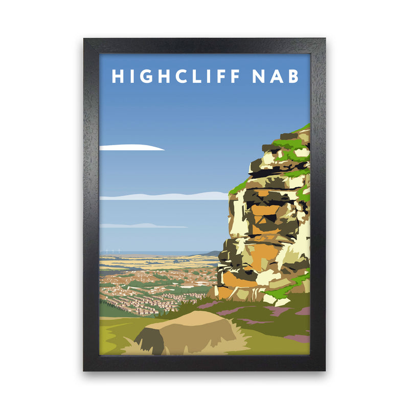 Highcliff Nab Portrait by Richard O'Neill Black Grain