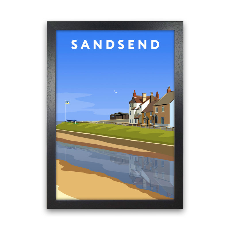 Sandsend3 Portrait by Richard O'Neill Black Grain