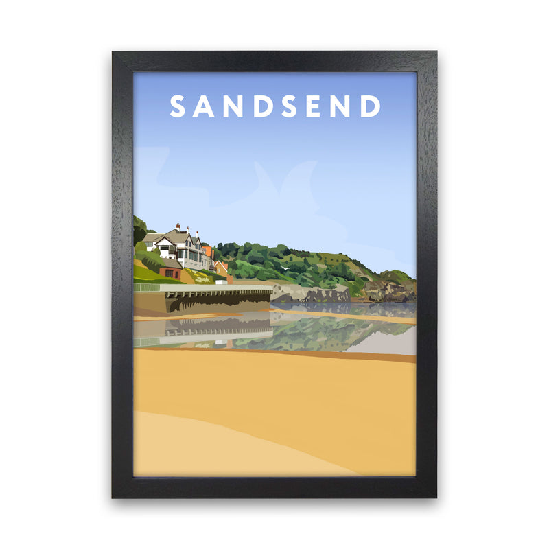 Sandsend4 Portrait by Richard O'Neill Black Grain