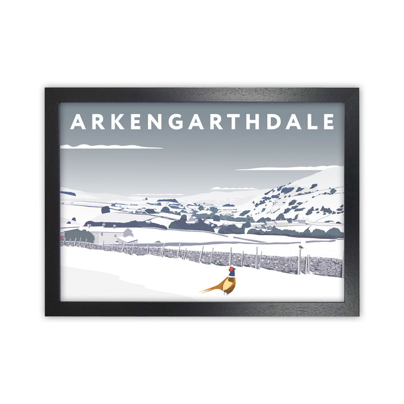 Arkengarthdale In Snow by Richard O'Neill Black Grain