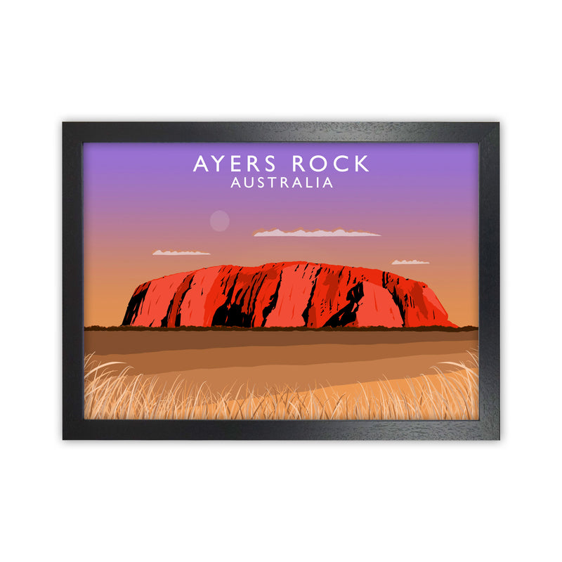 Ayers Rock by Richard O'Neill Black Grain