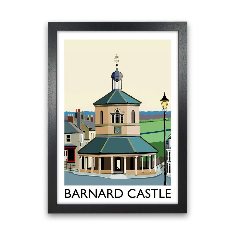 Barnard Castle Portrait by Richard O'Neill Black Grain