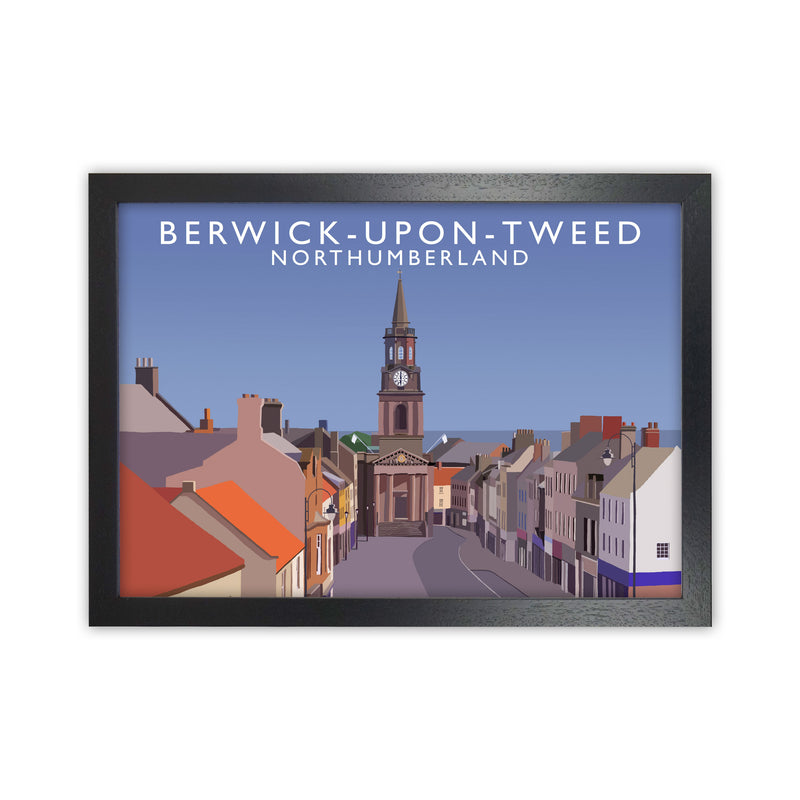 Berwick-Upon-Tweed Northumberland Art Print by Richard O'Neill Black Grain