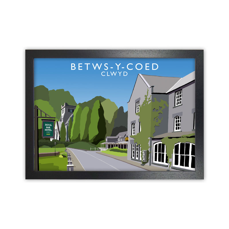 Betws-y-coed 2 by Richard O'Neill Black Grain