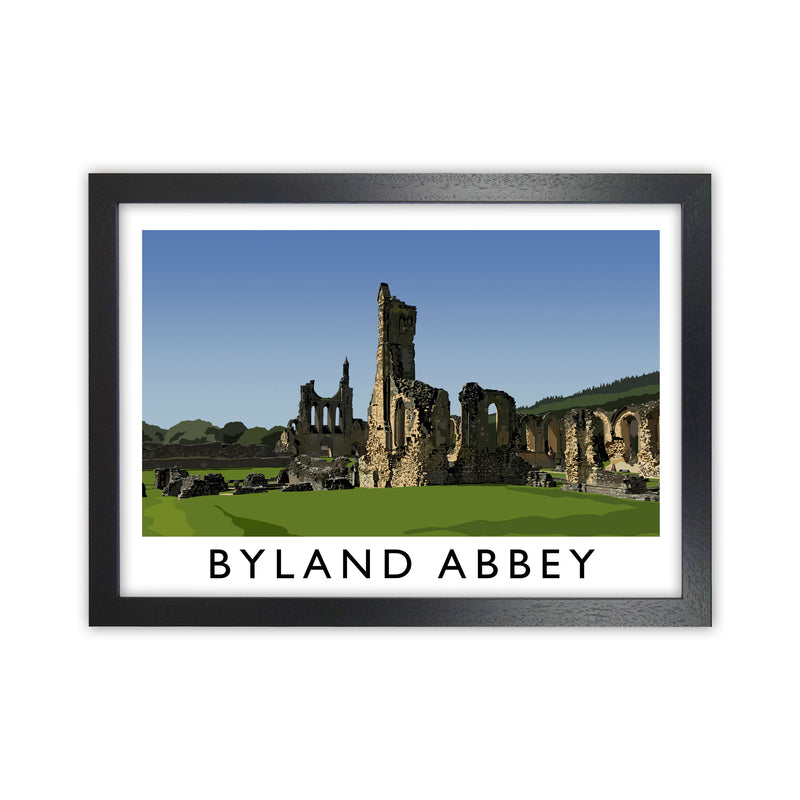 Byland Abbey by Richard O'Neill Black Grain