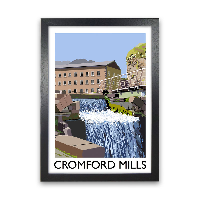 Cromford Mills Portrait by Richard O'Neill Black Grain