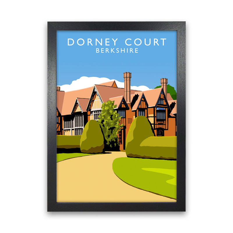 Dorney Court Art Print by Richard O'Neill Black Grain