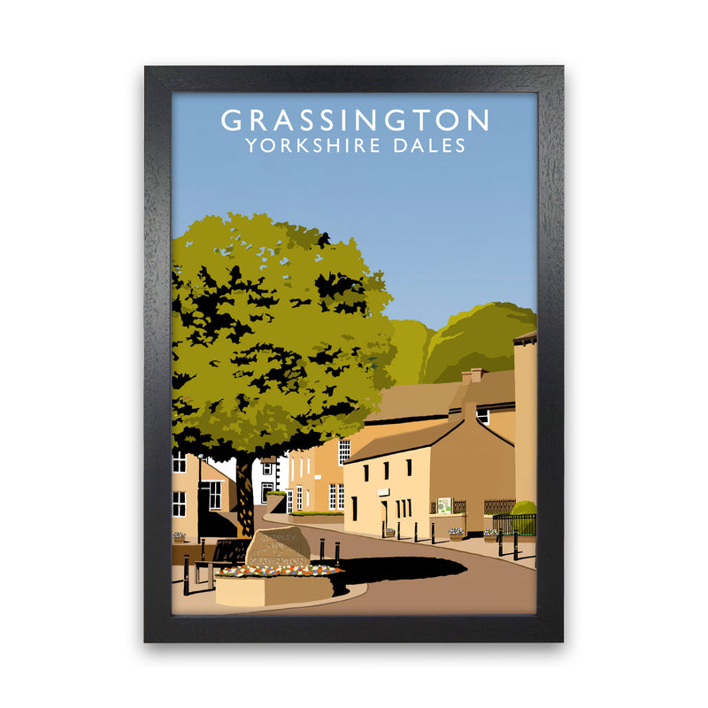 Grassington2 Portrait by Richard O'Neill Black Grain