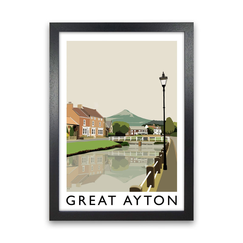 Great Ayton Portrait by Richard O'Neill Black Grain