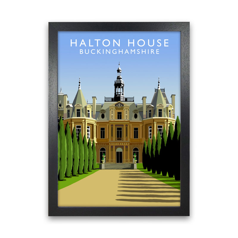 Halton House Portrait by Richard O'Neill Black Grain
