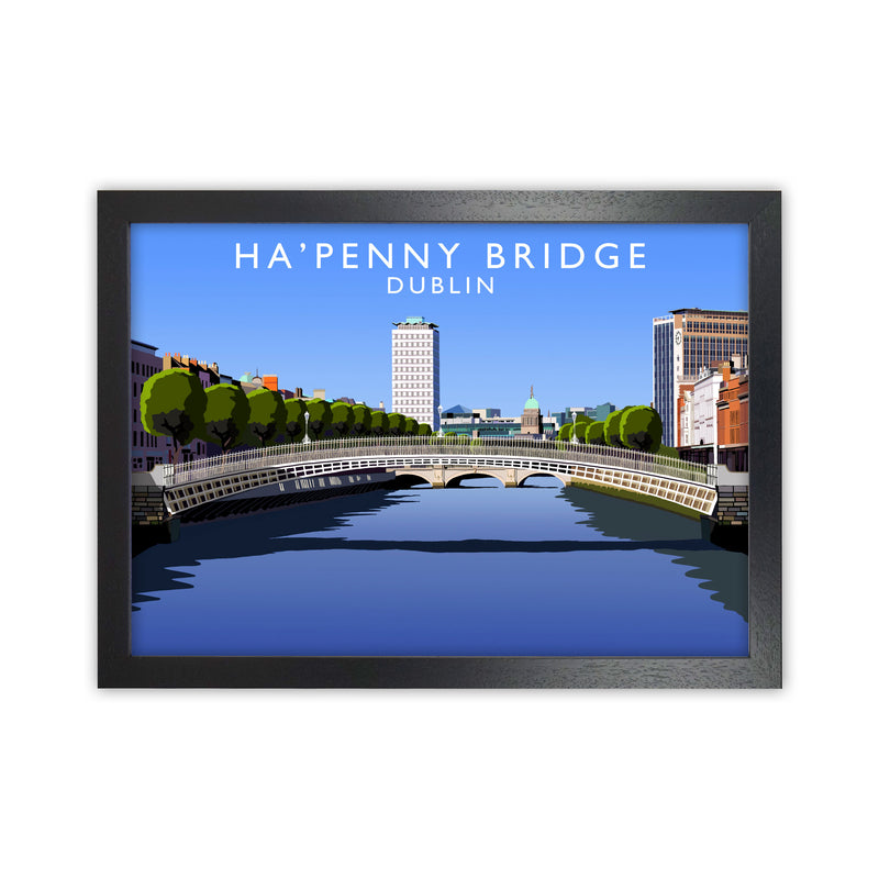 Ha' Penny Bridge by Richard O'Neill Black Grain