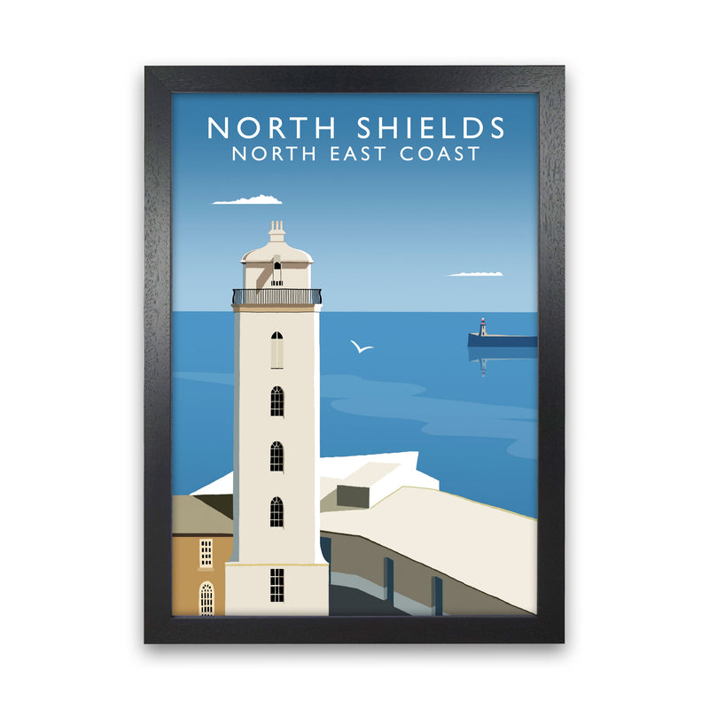 North Shields Portrait by Richard O'Neill Black Grain