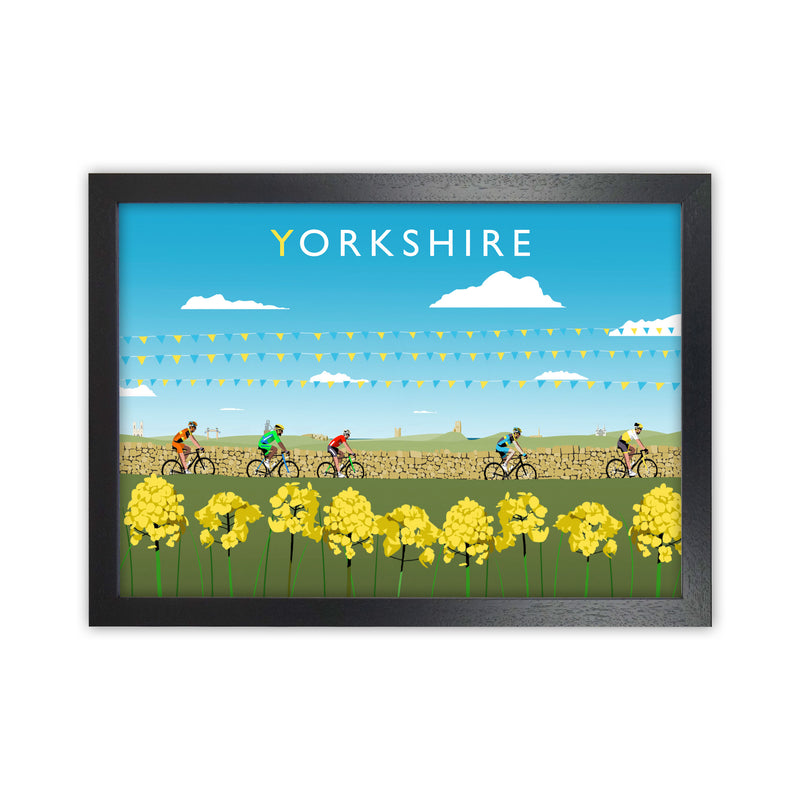 Yorkshire Cycling by Richard O'Neill Black Grain