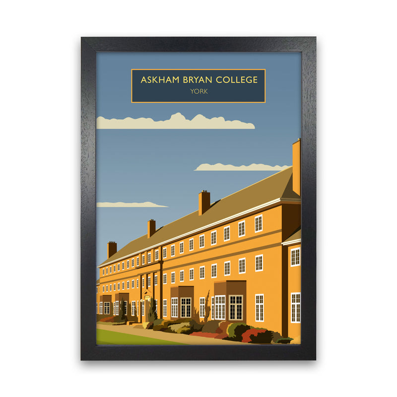 Askham Bryan College Portrait by Richard O'Neill Black Grain