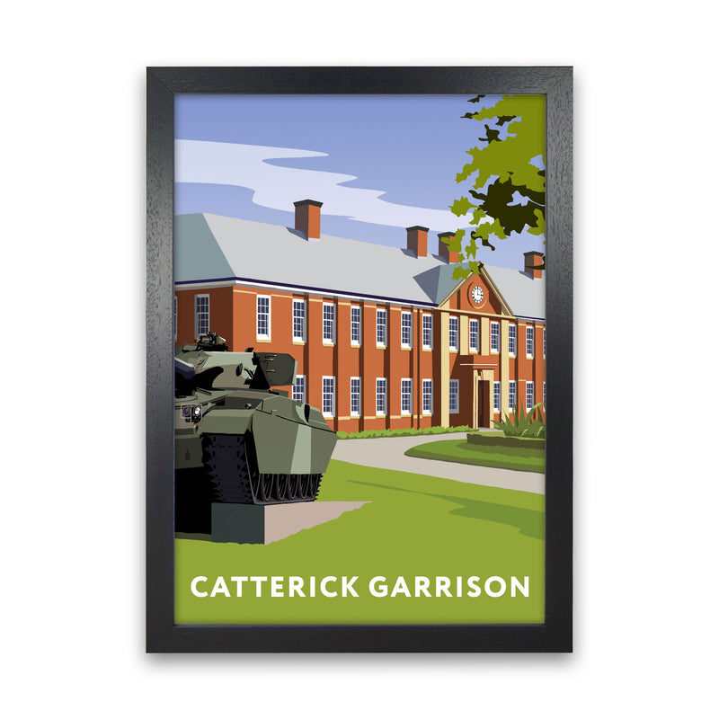 Catterick Garrison Portrait by Richard O'Neill Black Grain