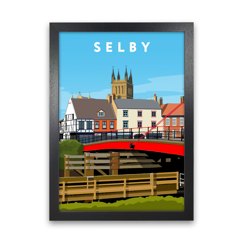 Selby Portrait by Richard O'Neill Black Grain