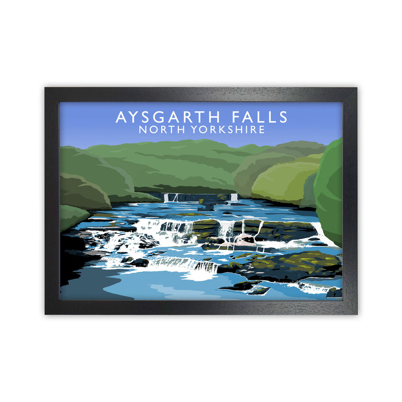 Aysgarth Falls by Richard O'Neill Black Grain