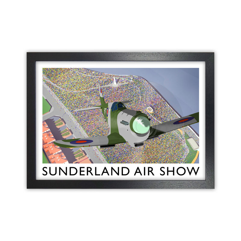 Sunderland Air Show 2 by Richard O'Neill Black Grain