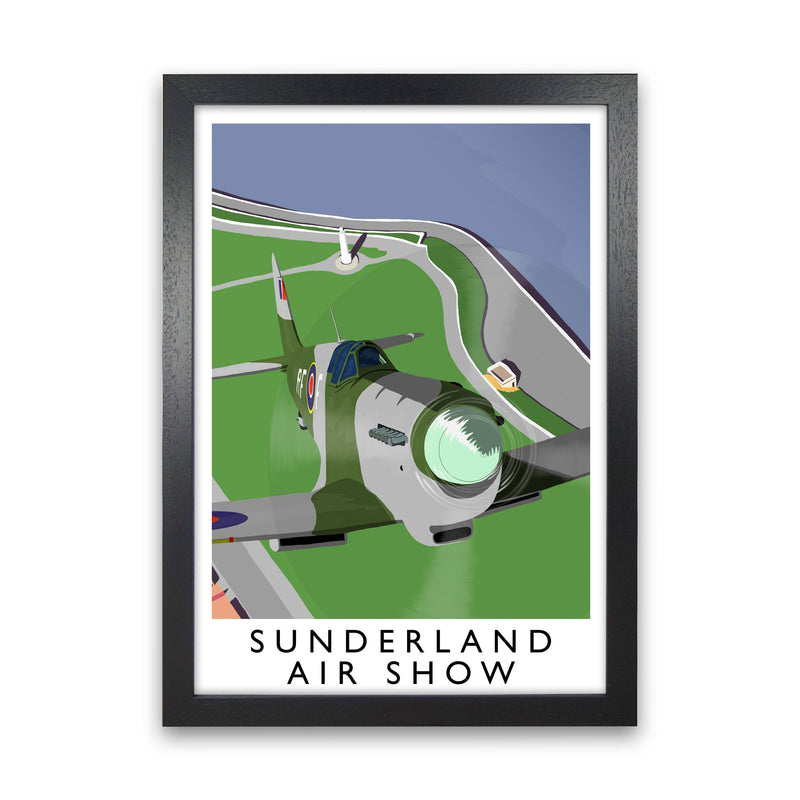 Sunderland Air Show 3 portrait by Richard O'Neill Black Grain