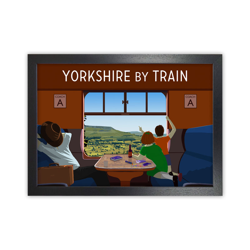 Yorkshire by Train 1 by Richard O'Neill Black Grain