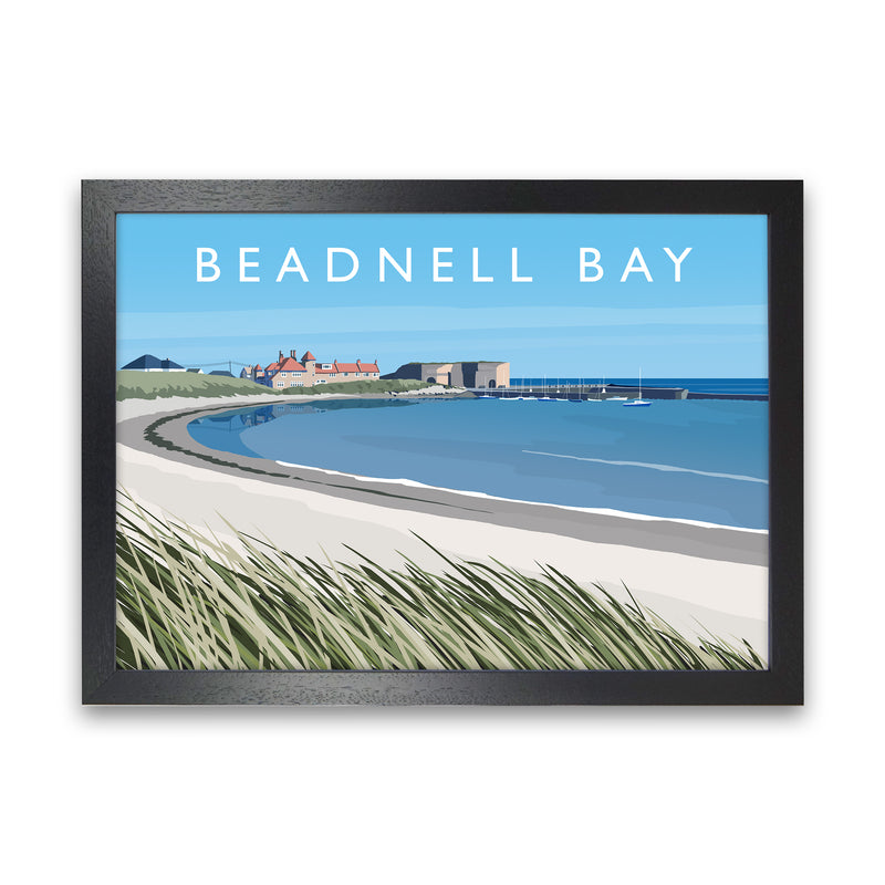 Beadnell Bay by Richard O'Neill Black Grain