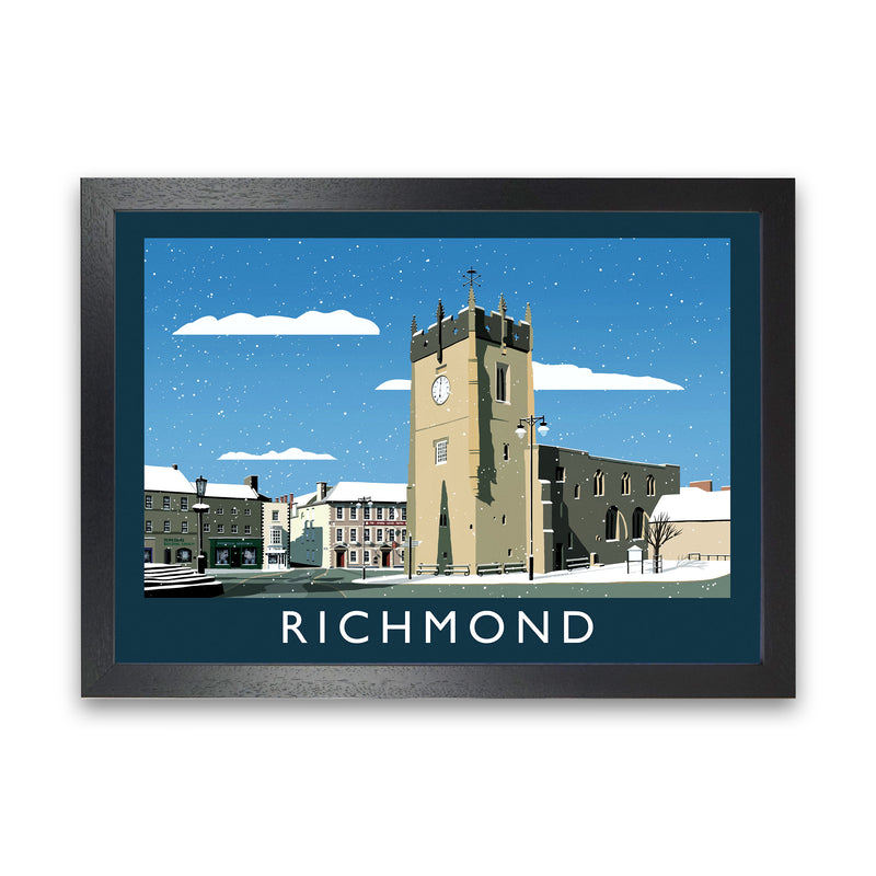 Richmond 2 (Snow) by Richard O'Neill Black Grain