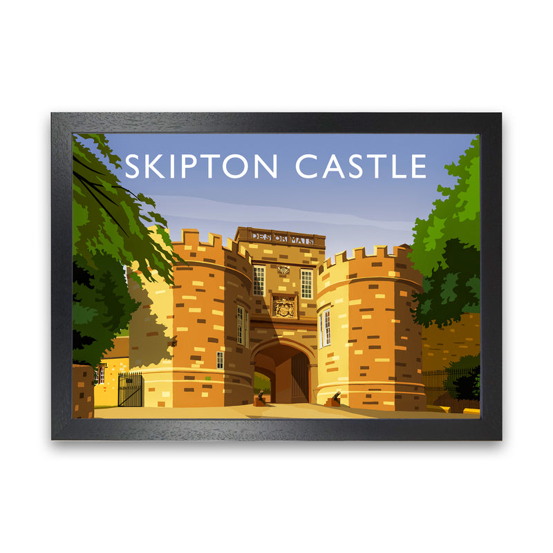 Skipton Castle by Richard O'Neill Black Grain