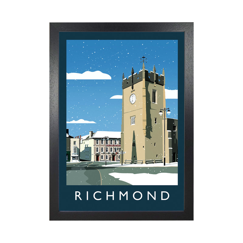 Richmond 2 (Snow) portrait by Richard O'Neill Black Grain