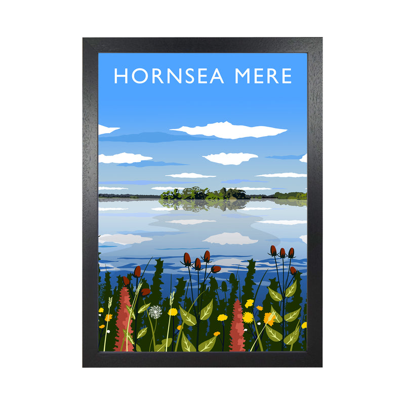 Hornsea Mere portrait by Richard O'Neill Black Grain