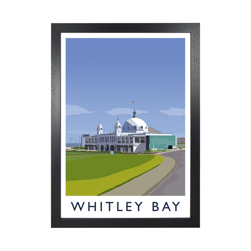 Whitley Bay portrait by Richard O'Neill Black Grain