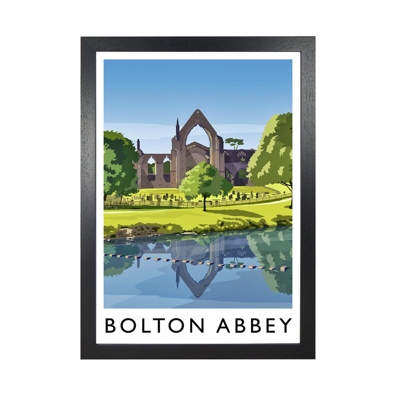 Bolton Abbey portrait by Richard O'Neill Black Grain