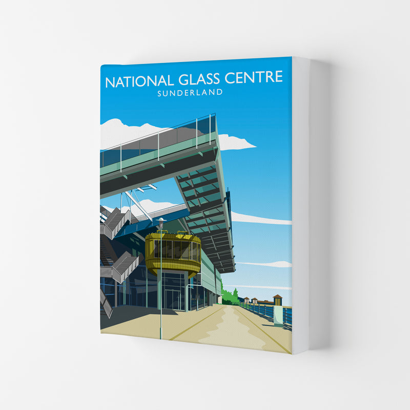 National Glass Centre Travel Art Print by Richard O'Neill Canvas