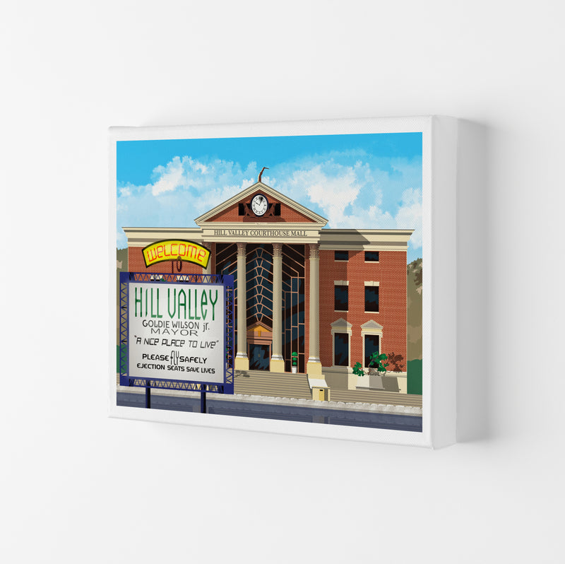 Hill Valley 2015 Revised Art Print by Richard O'Neill Canvas