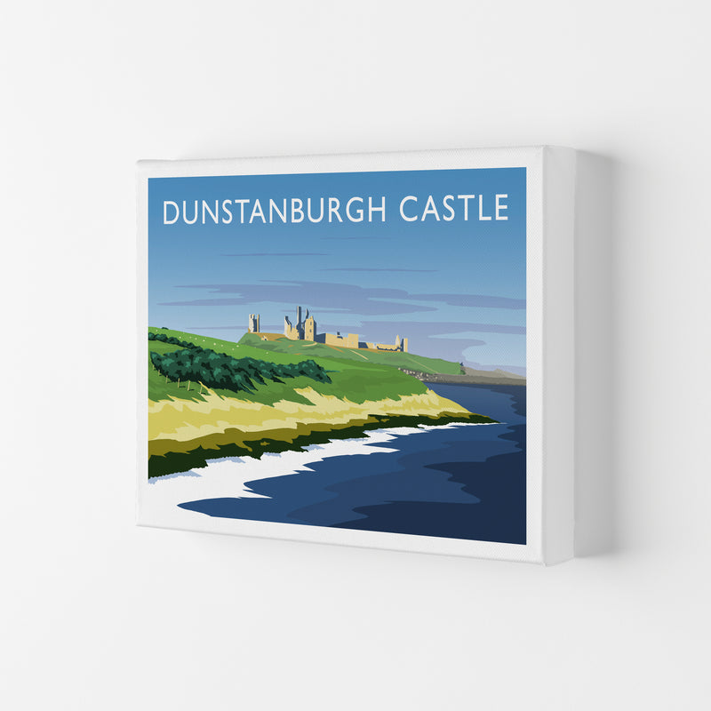 Dunstanburgh Castle Travel Art Print by Richard O'Neill Canvas