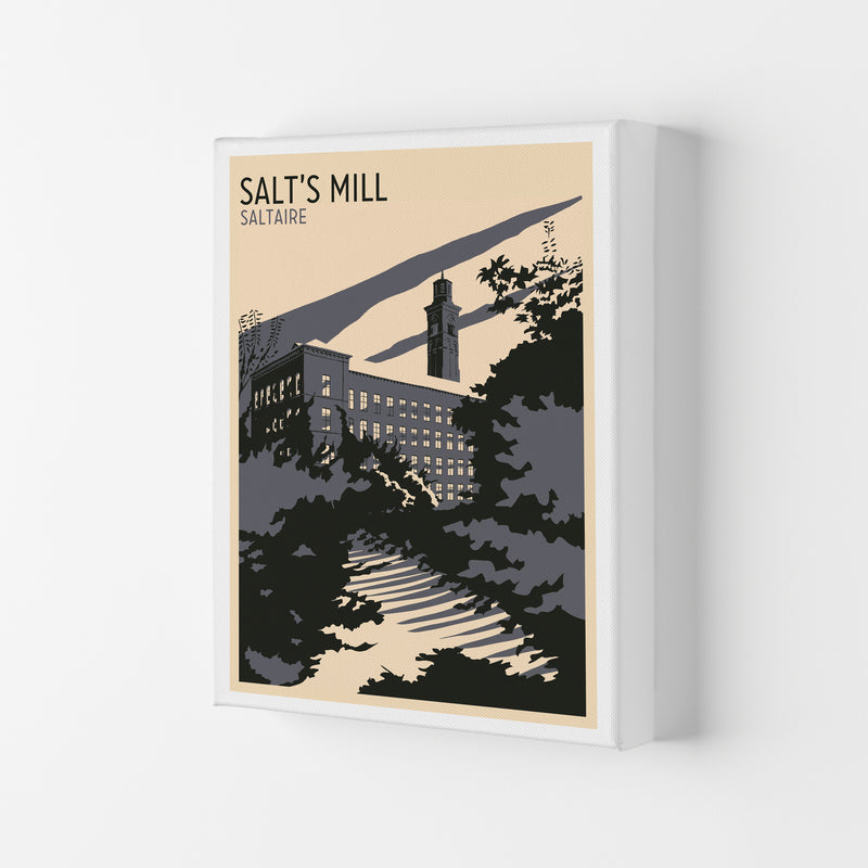 Salt's Mill, Saltaire Travel Art Print by Richard O'Neill Canvas