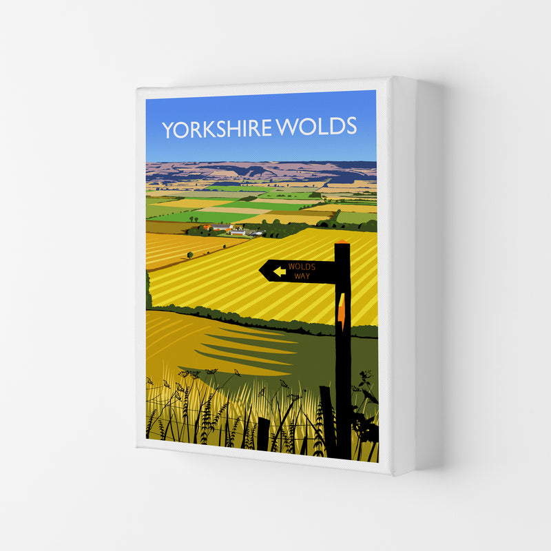 Yorkshire Wolds portrait Travel Art Print by Richard O'Neill Canvas
