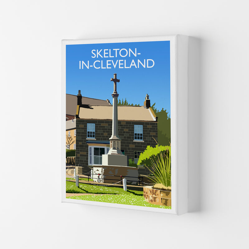 Skelton-in-Cleveland portrait Travel Art Print by Richard O'Neill Canvas