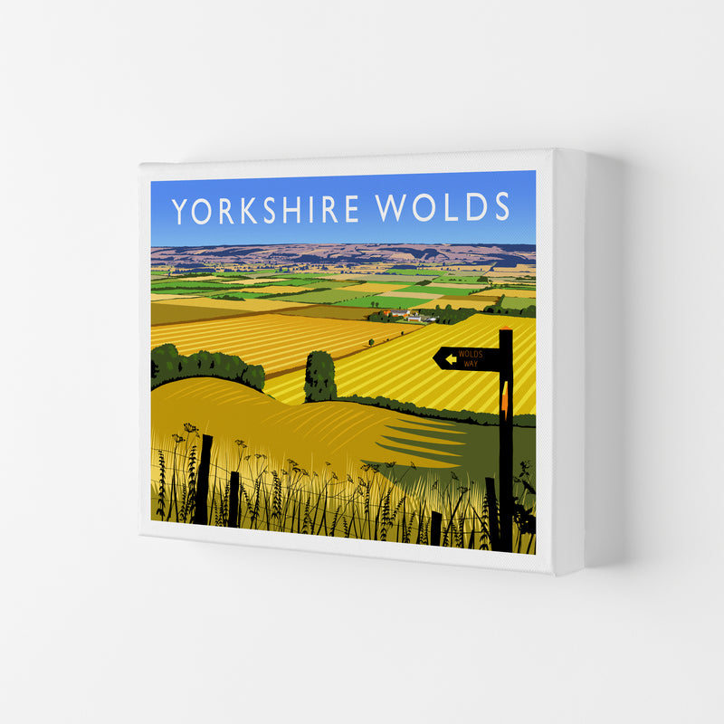 Yorkshire Wolds Travel Art Print by Richard O'Neill Canvas