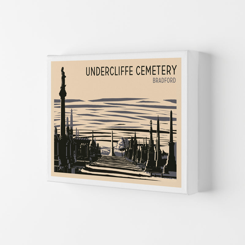 Undercliffe Cemetery copy Travel Art Print by Richard O'Neill Canvas